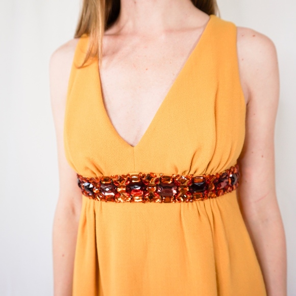 Gio' Guerreri Marigold Embellished Tulip Dress - Picture 7 of 8
